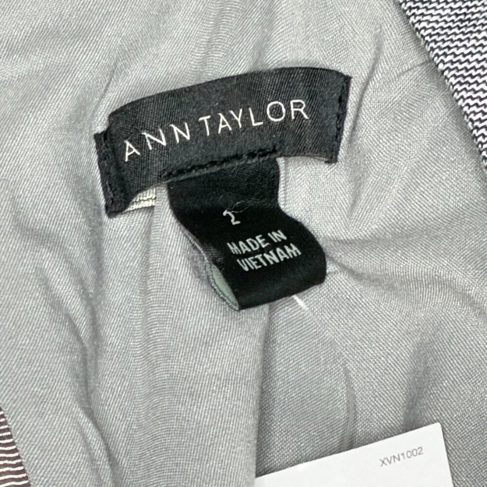 Ann Taylor NWT Gray Boatneck Draped Sheath Dress - Picture 6 of 7